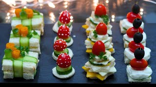 4 Easy and Delicious Christmas Party Appetizers  Party Food Ideas [upl. by Neerroc]