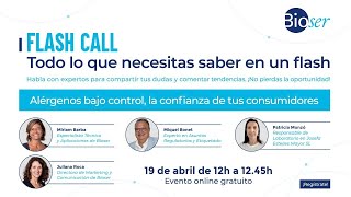 2 Flash Call  Alérgenos bajo control la confianza de tus consumidores [upl. by Katz206]