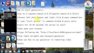 HOW TO START GEOSERVER [upl. by Penelope]