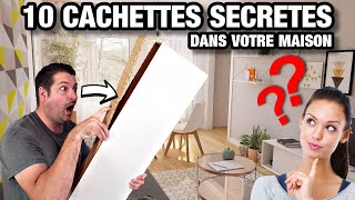 10 CACHETTES SECRÈTES DANS VOTRE MAISON [upl. by Aloibaf]