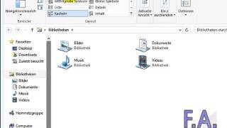 Windows 8  Explorer Ansicht ändern [upl. by Alesram]