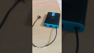 Mini UPS 12V for Router [upl. by Lauritz]