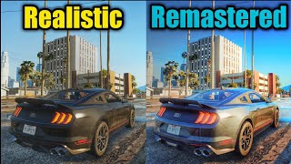 GTA 5 install  Remastered Graphics Mod like GTA 6 💥 COMBINED Realistic NexGen Mod‼️ [upl. by Moran]