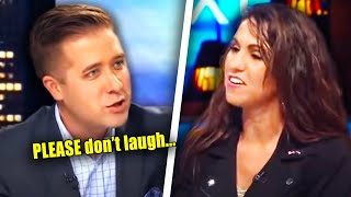 Local Anchor TRIES NOT TO LAUGH as Lauren Boebert STRUGGLES TO THINK [upl. by Gilburt]