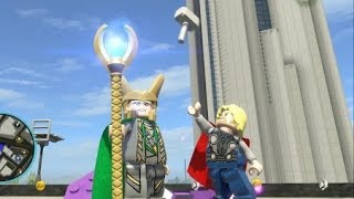 LEGO Marvel Super Heroes PS4  Loki Free Roam Gameplay [upl. by Reinal]