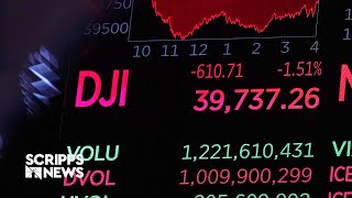 Dow tumbles fears of a recession rise as global stock markets plunge [upl. by Negaet]