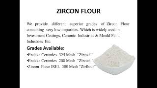 Zircon Sand and Flour Integral Trading Rajkot [upl. by Anirdnaxela806]