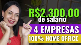 4 EMPRESA CONTRATANDO PARA TRABALHOS HOME OFFICE [upl. by Solegnave599]