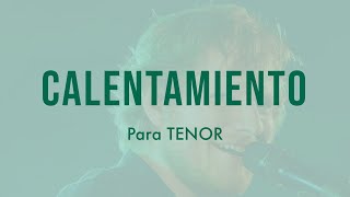 Calentamiento Vocal 5 mejores ejercicios para TENORES en 5 min  Haz esto todos los días [upl. by Rafaj]