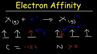 Electron Affinity Trend Basic Introduction Chemistry [upl. by Japha888]