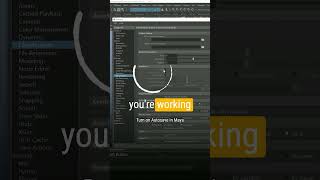 How to Turn on Autosave an Essential Maya Workflow Tip [upl. by Etteve]