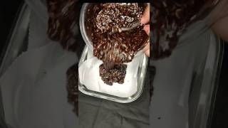 Healthy Oatmeal Brownie Asmr🍪Oats Brownie😋🥰asmr oatsrecipe brownie [upl. by Glynda]