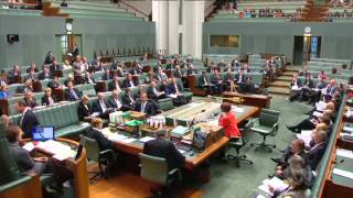 Tony Abbott thrown out of Question Time [upl. by Eneleahcim]