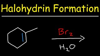 Alkene  Br2  H2O [upl. by Esnofla]