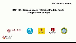 USENIX Security 24  DNNGP Diagnosing and Mitigating Models Faults Using Latent Concepts [upl. by Chace]