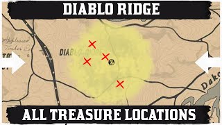 ALL Diablo Ridge Treasure Map Location [upl. by Rengaw]