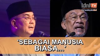 Sekiranya ada melakukan ucapan kurang sesuai  Sanusi minta maaf depan Anwar [upl. by Jacqueline]