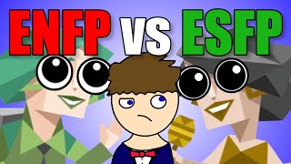 3 Big Differences in ENFPs amp ESFPs [upl. by Anaek]