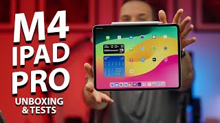 13quot iPad Pro M4  Unboxing and Tests [upl. by Stolzer]