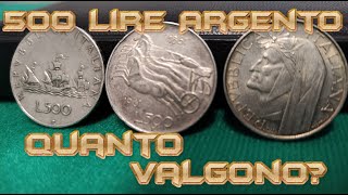 500 Lire Argento  Quanto Valgono Oggi Caravelle Dante e Biga [upl. by Einberger]