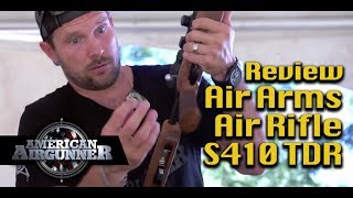 Air Arms Air Rifle S410 TDR  Airgunner Gun Review [upl. by Iron]