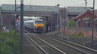 Unidentified Class 91 heading north at Thirsk Station  220691 [upl. by Kcirtap]