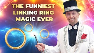 The funniest linking ring magic ever [upl. by Feetal]