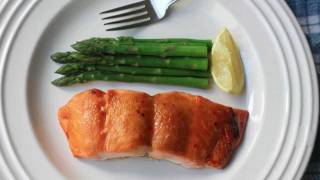 Miso Maple Salmon Recipe  Broiled Salmon with Miso Maple Glaze [upl. by Aidua]