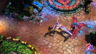 Justicar Aatrox Skin FHD League of legends 정의의 아트록스 스킨 [upl. by Aihseket269]