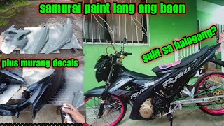 Repaint matte black  install matte black decals star edition [upl. by Hadnama623]