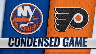 091718 Condensed Game Islanders  Flyers [upl. by Hsetirp385]