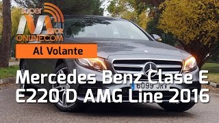 Mercedes Benz E220 2016  Al volante  Prueba dinámica  Review  Supermotoronlinecom [upl. by Nimad]