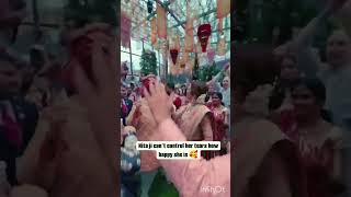 Nita Ambani dance wedding anantambaniradhikamerchant ambanifamily shorts [upl. by Petes]