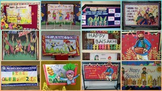 Baisakhi display board ideas  Amazing notice board ideas on Baisakhi [upl. by Aicad]