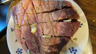 Delicious Roasted Beef Heart Recipe  Italian Style with Garlic amp Rosemary [upl. by Yasnil]