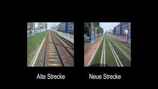 Chemnitz Aktuell  Straßenbahn Linie 1 Alte Strecke  Neue Strecke [upl. by Yerot]