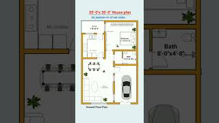 20x30 house plan amp car porch 20 by 30 houseplan housemap housedesign shorts viral trending [upl. by Deanna]