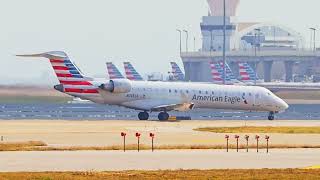 SkyWest Airlines BombardierMitsubishi CRJ701ER N748SK Taking off at DFW Airport [upl. by Notterb]