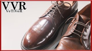 ASMR Clean amp restore quotALDENquot quotWhisky Cordovanquot Derby shoes 4k [upl. by Anead]