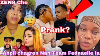 Reaction FednaelleYsselandeGina Klezo kologet Sou Dosye ETazini Ninie kologet la Eske se Prank [upl. by Akcirderf]