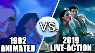 Aladdin 1992 vs 2019  Song Comparison [upl. by Arhna]