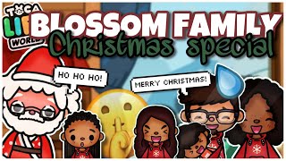 THE BLOSSOM FAMILY CHRISTMAS SPECIAL ☃️🎄SANTA CAME  Toca Family Voiceover Roleplay [upl. by Anoerb]