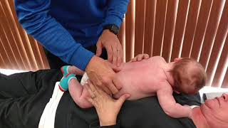 Baby finds relief from colic and constipation after Chiropractic care [upl. by Llennoc]