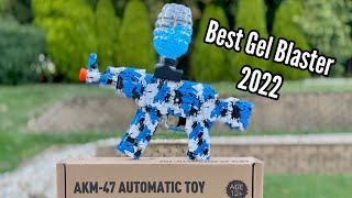 AKM47 Gel Blaster Review  It stings [upl. by Uzzia]