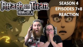 SASHA  Attack on Titan S4 Ep 78 Reaction [upl. by Sirred]