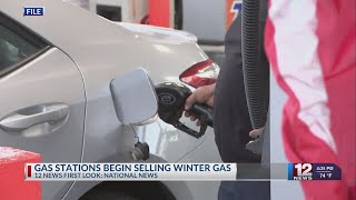 Gas stations to begin selling winter gas [upl. by Bourn]