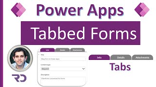 How to create Tabbed Forms in Power Apps [upl. by Gayl]