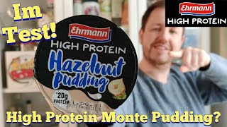 Ehrmann High Protein quotHazelnutquot Pudding im Test [upl. by Esinrahc570]