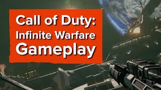 6 minutes of Call of Duty Infinite Warfare gameplay  PlayStation E3 2016 [upl. by Anemix464]