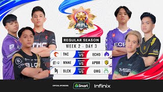 🔴REBROADCAST  MPL PH S13  ENGLISHWeek2 Day 3 [upl. by Yoj]